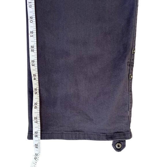 Democracy Sz 16 Ab Solution Cargo Pants Utility Trousers Roll Cuff Grey/Blue - Picture 16 of 16